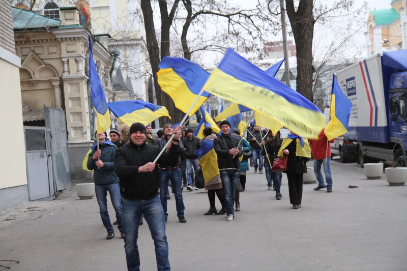 Активисты из Красноармейска, Димитрова и Селидово в Днепропетровске
