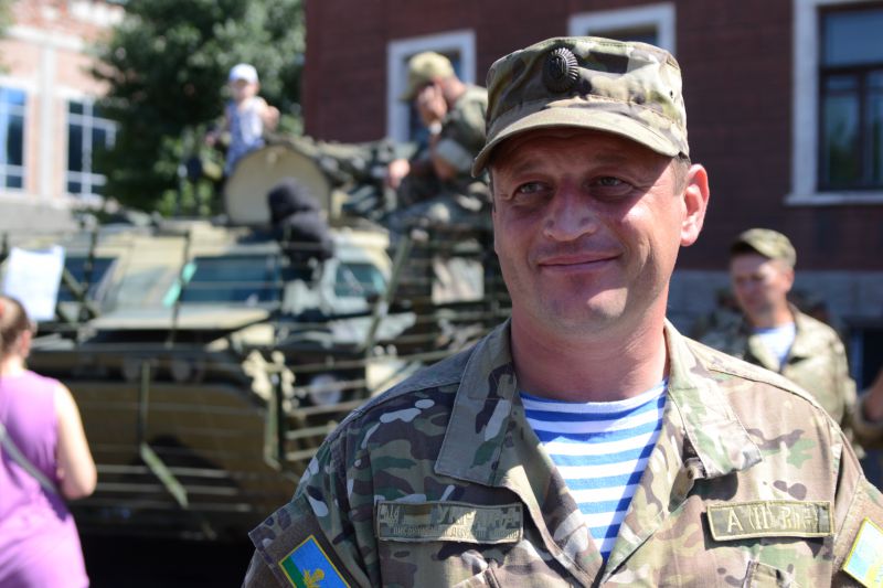 начальник пресс-службы 25-й воздушно-десантной бригады, майор Андрей Толстогузов