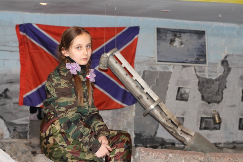 9-летняя Богдана из формирования "Призрак"
