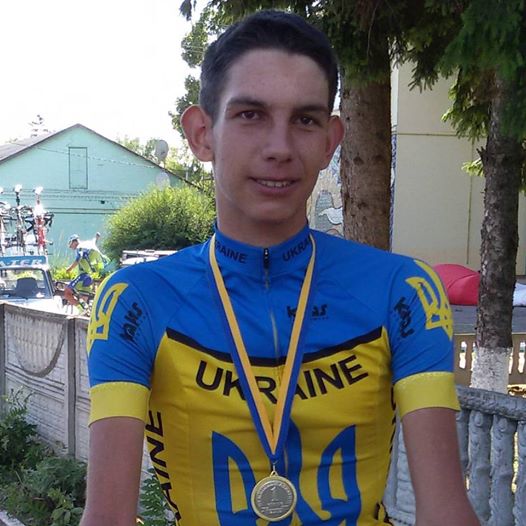 Велогонщик из Донецкой области Даниил Никулин