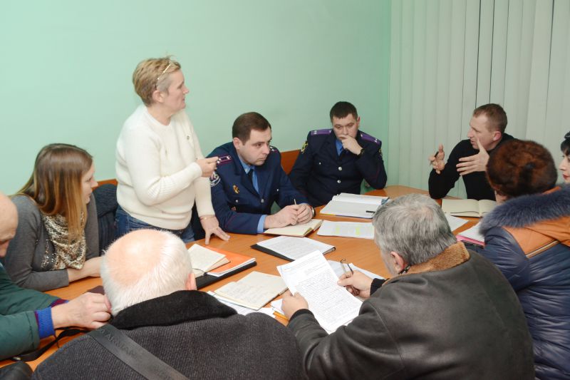 Встреча генерала Аброськина с жителями Димитрова (Мирнограда) в январе 2016 года