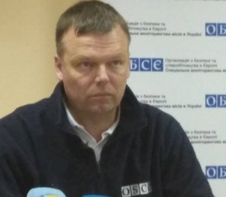 Александр Хуг на пресс-конференции в Краматорске