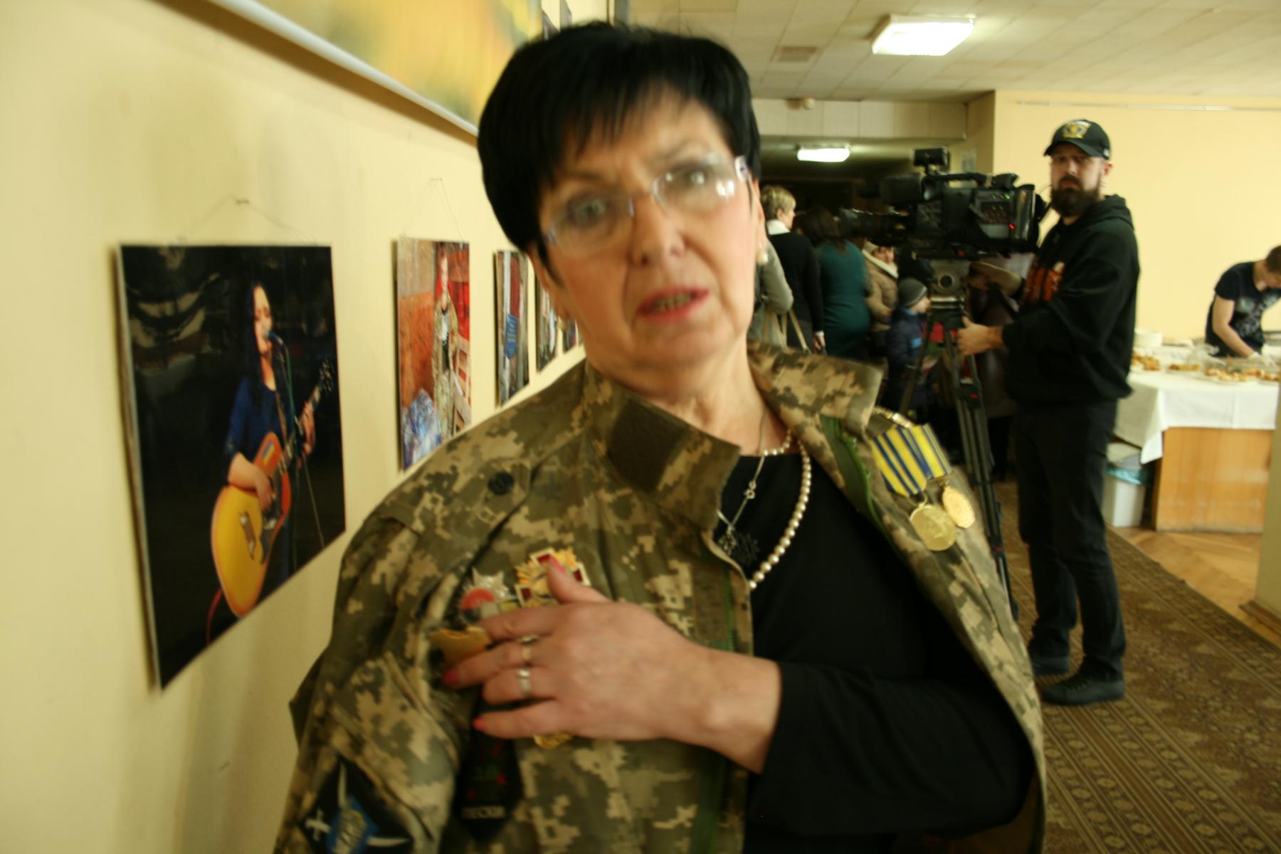 Глава Всеукраинского женского движения "За свободную Украину" Раиса Шматко