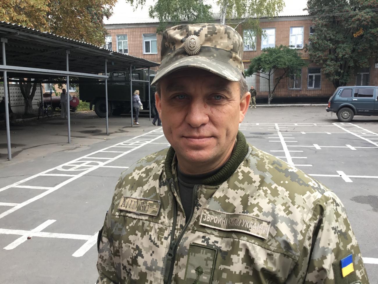 Валерий Беляев, комиссар Покровско-Ясиноватского ОГВК