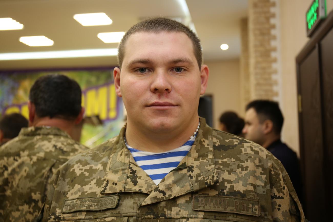 ATO soldier Stanislav Momot