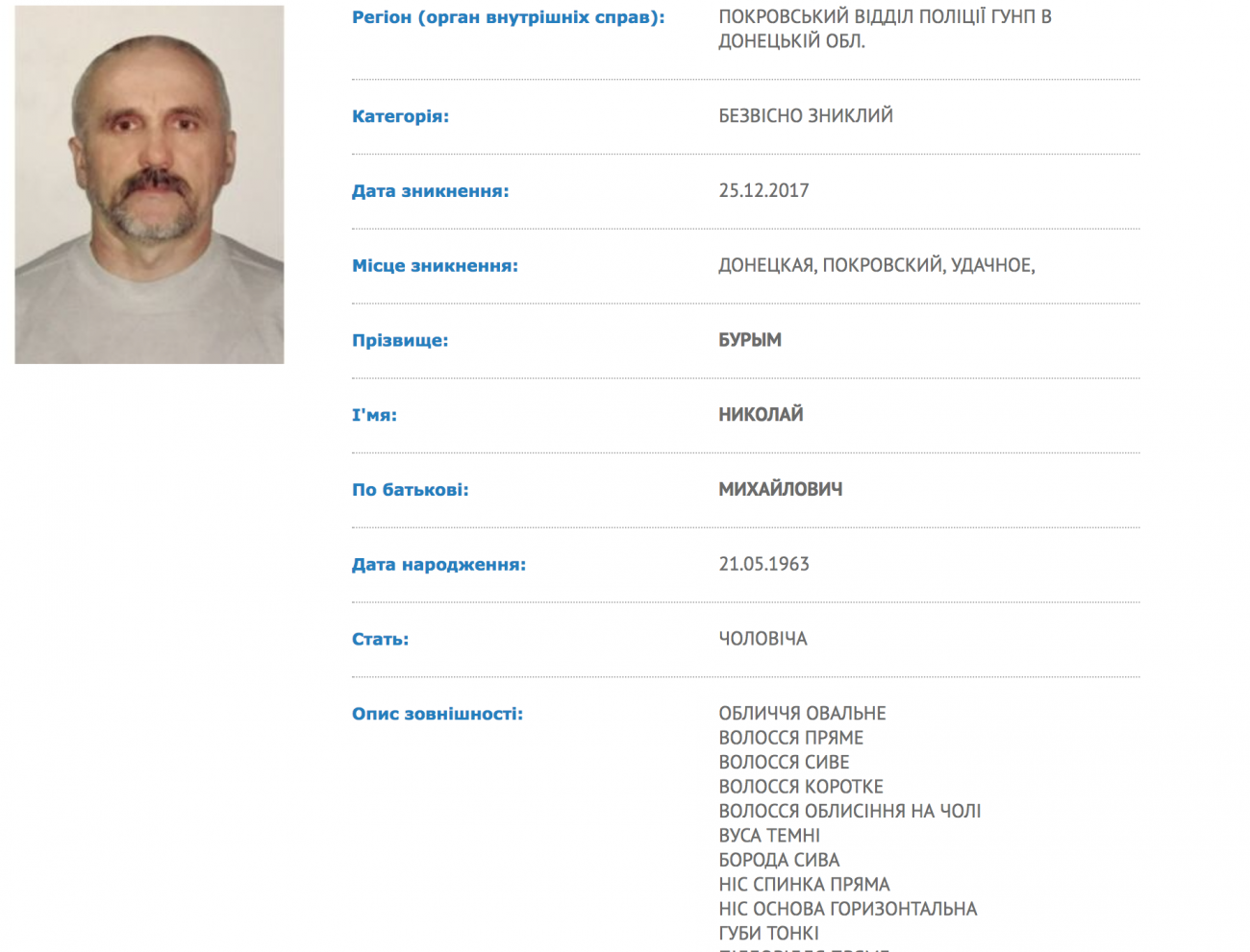 Сайт Министерства внутренних дел Украины