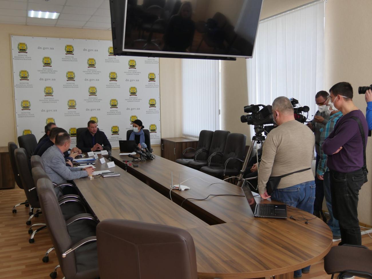 Запущені регулярні брифінги в Донецькій ОДА / фото: пресслужба ДонОДА