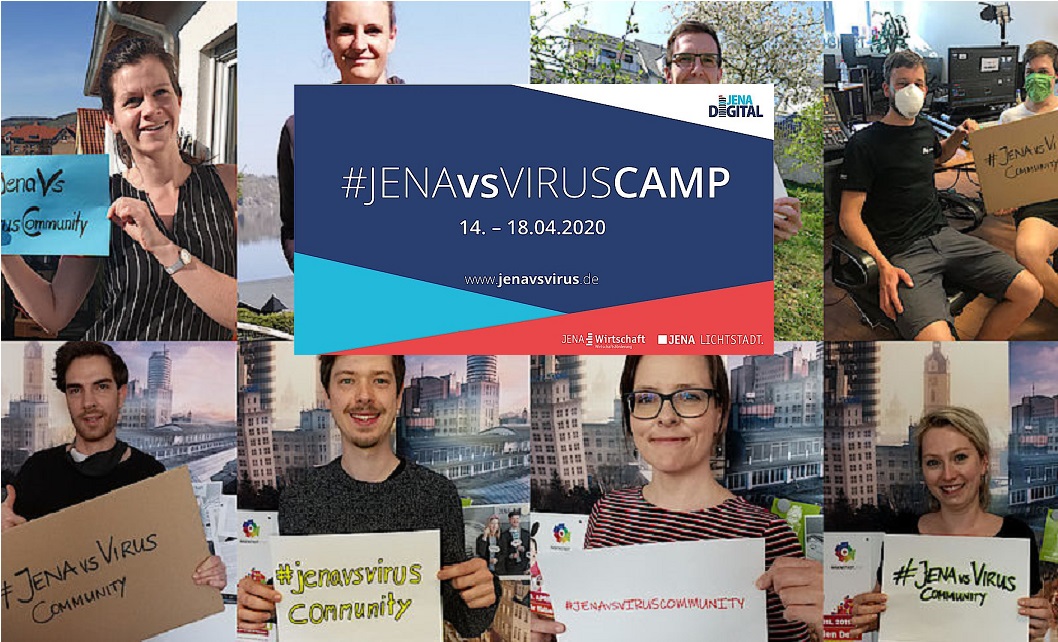 Активне населення міста організувало віртуальний захід #JenaVsVirus-Camp / фото: rathaus.jena.de