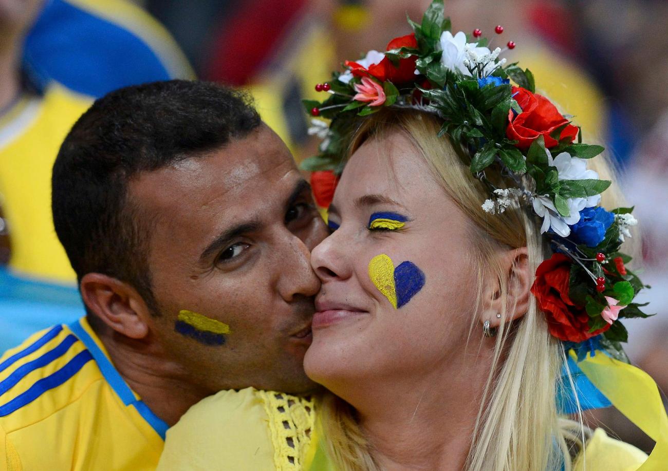 Українські вболівальники на матчі Англія-Україна/ Фото: REUTERS / Nigel Roddis