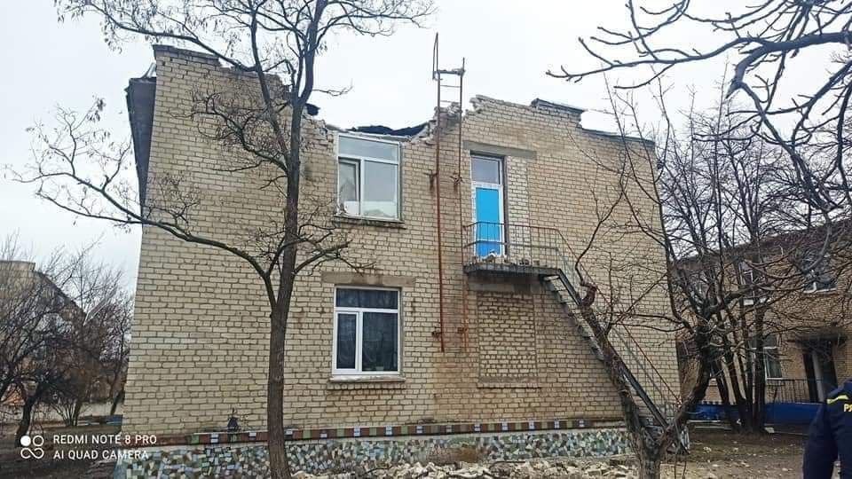 Наслідки обстрілу Сєвєродонецька