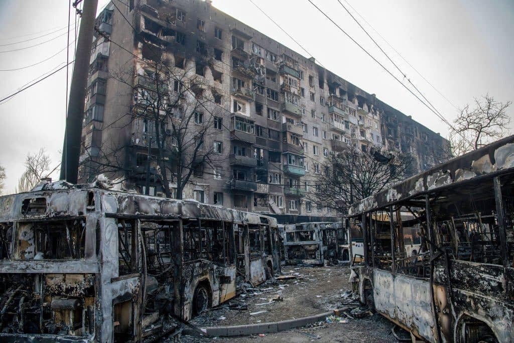 Зруйнований росіянами Маріуполь / фото: УП